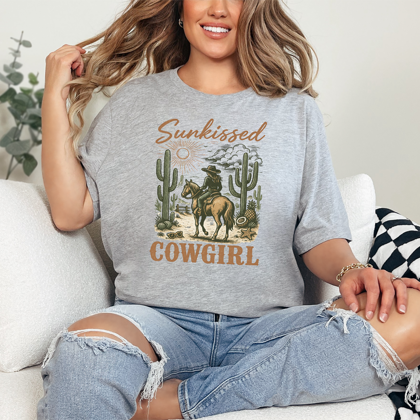 Sunkissed Cowgirl Horse