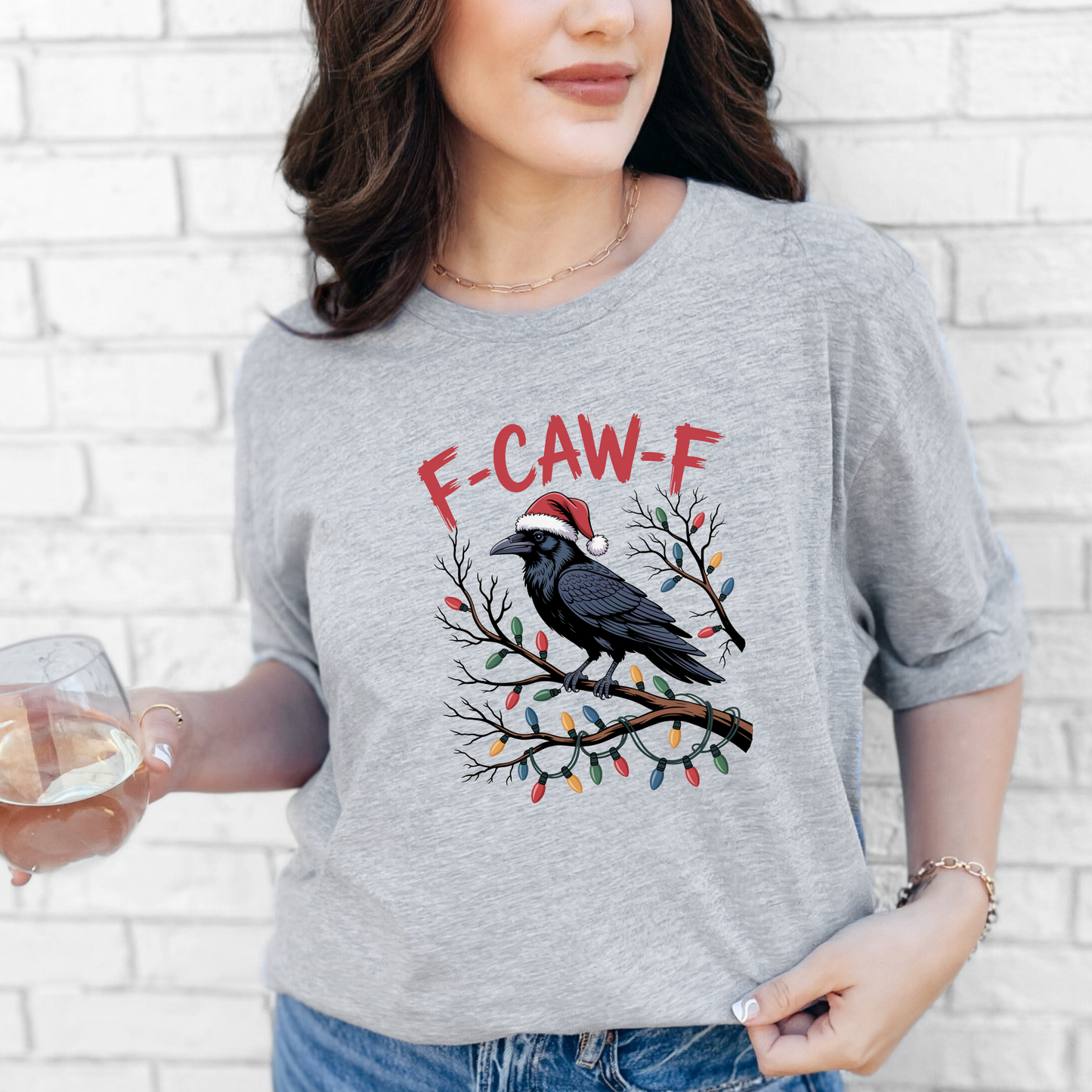 F Caw F Christmas Graphic Tee