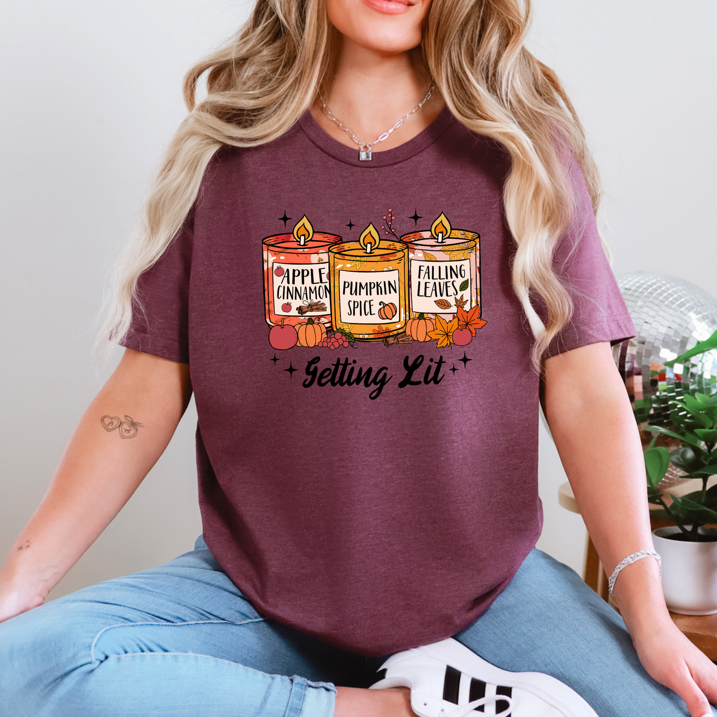 Getting Lit Candles Graphic Tee or Sweatshirt
