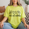Peace Love Basketball Graphic Tee