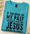 Jesus Dropped the Charges Graphic Tee – Faith Humor Christian Shirt