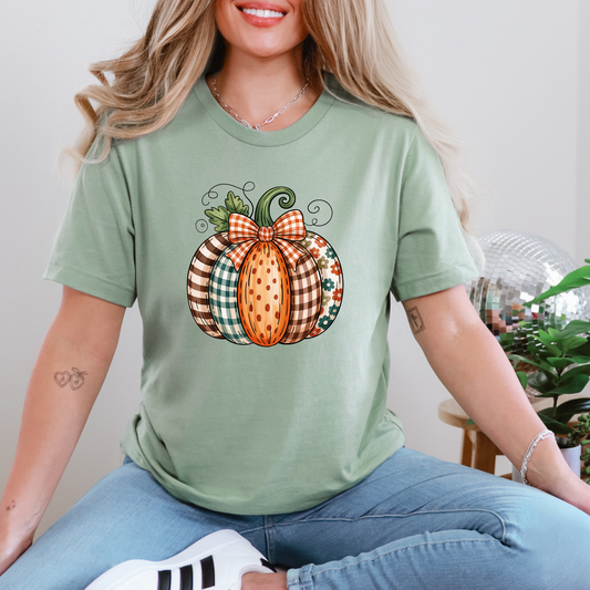 Patchwork Pumpkin Graphic Tee