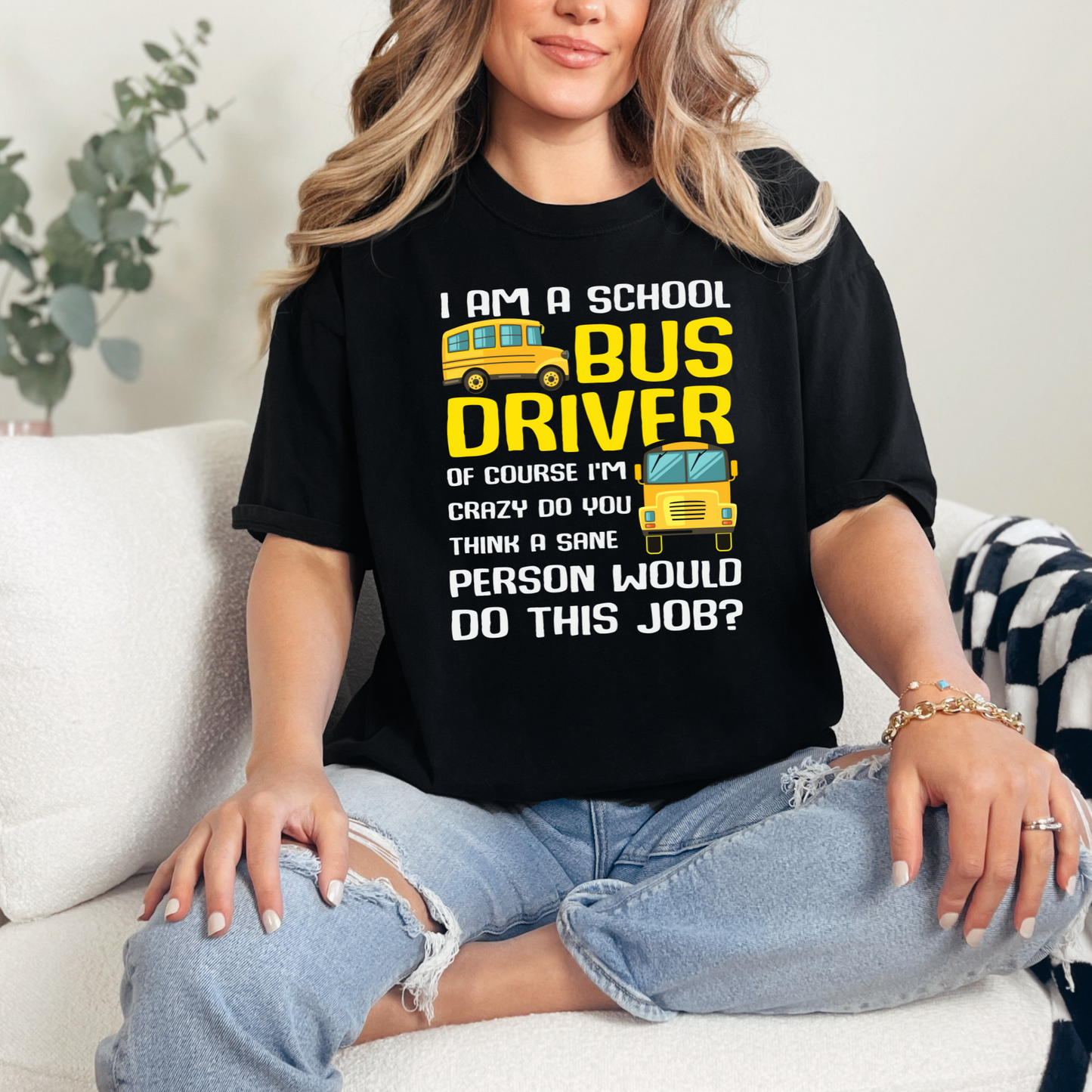 School Bus Driver Graphic Tee