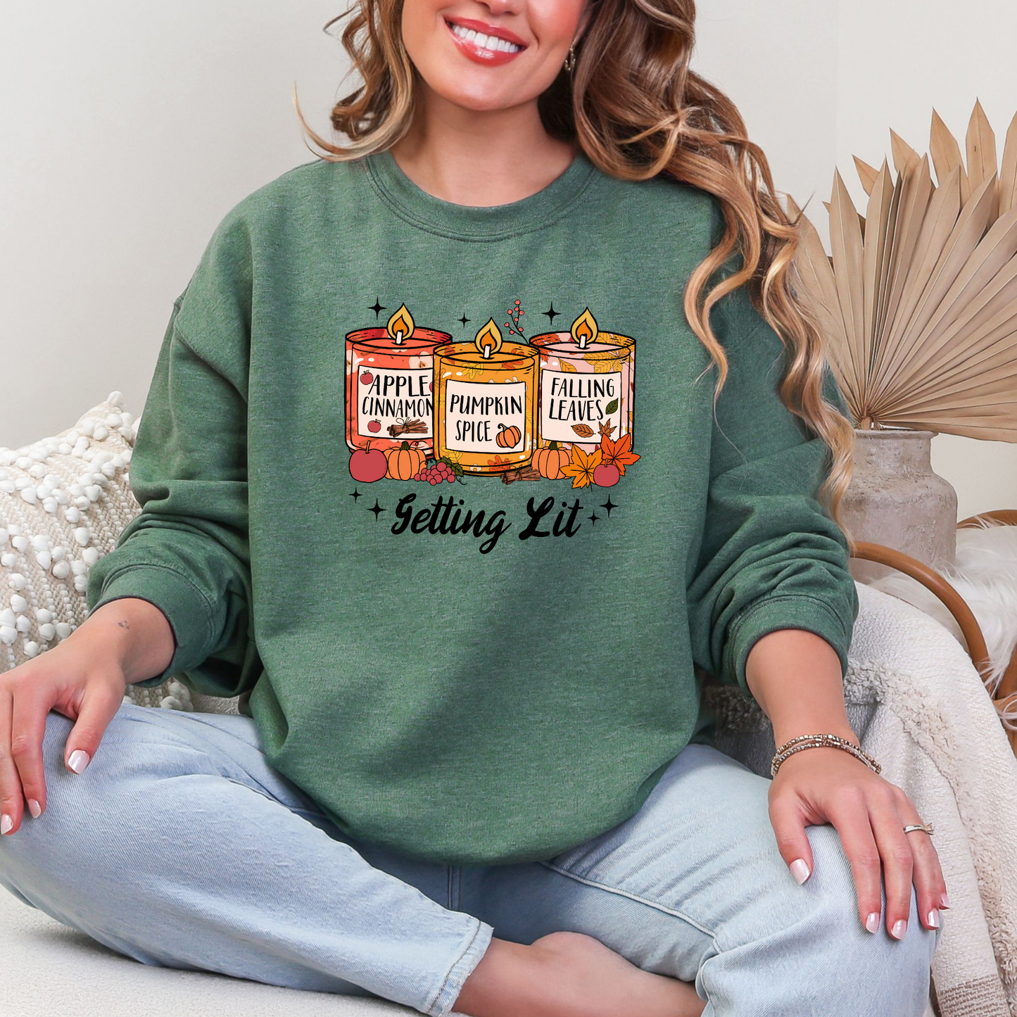 Getting Lit Candles Graphic Tee or Sweatshirt