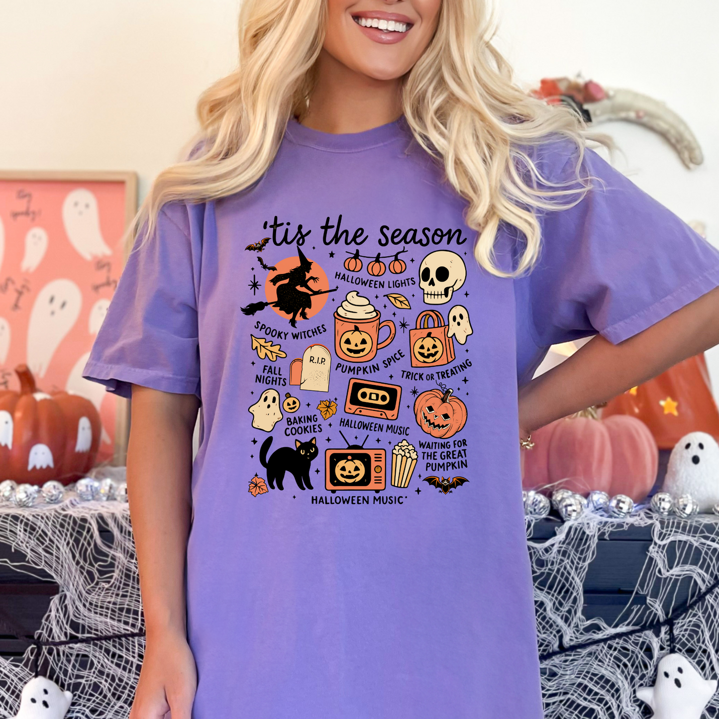 Halloween Tis the Season Graphic Tee
