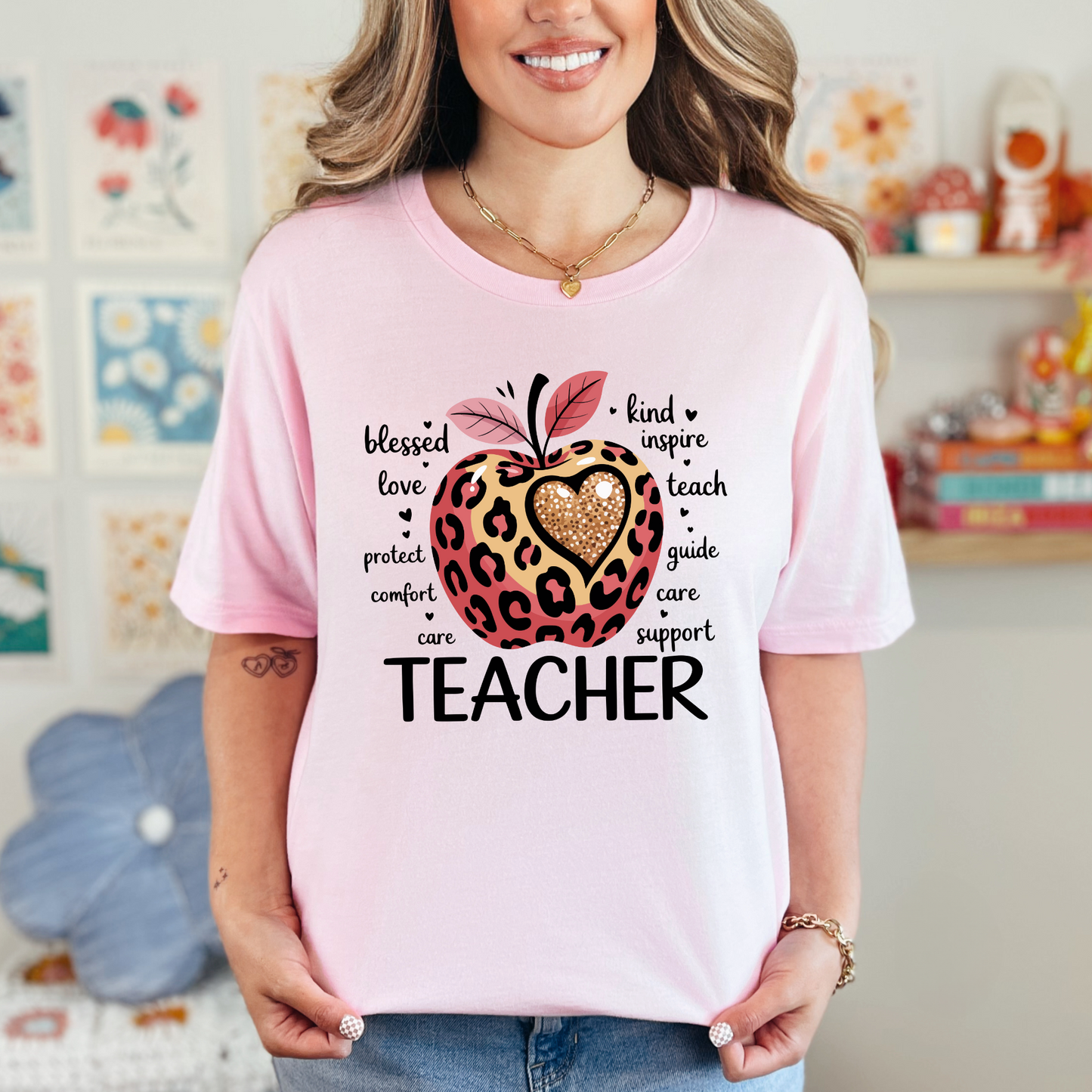 Teacher Apple Graphic Tee