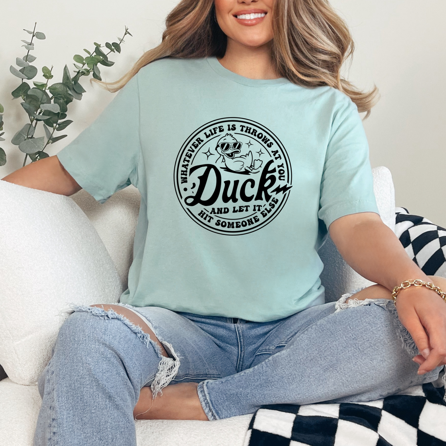 Duck and Let It Graphic Tee