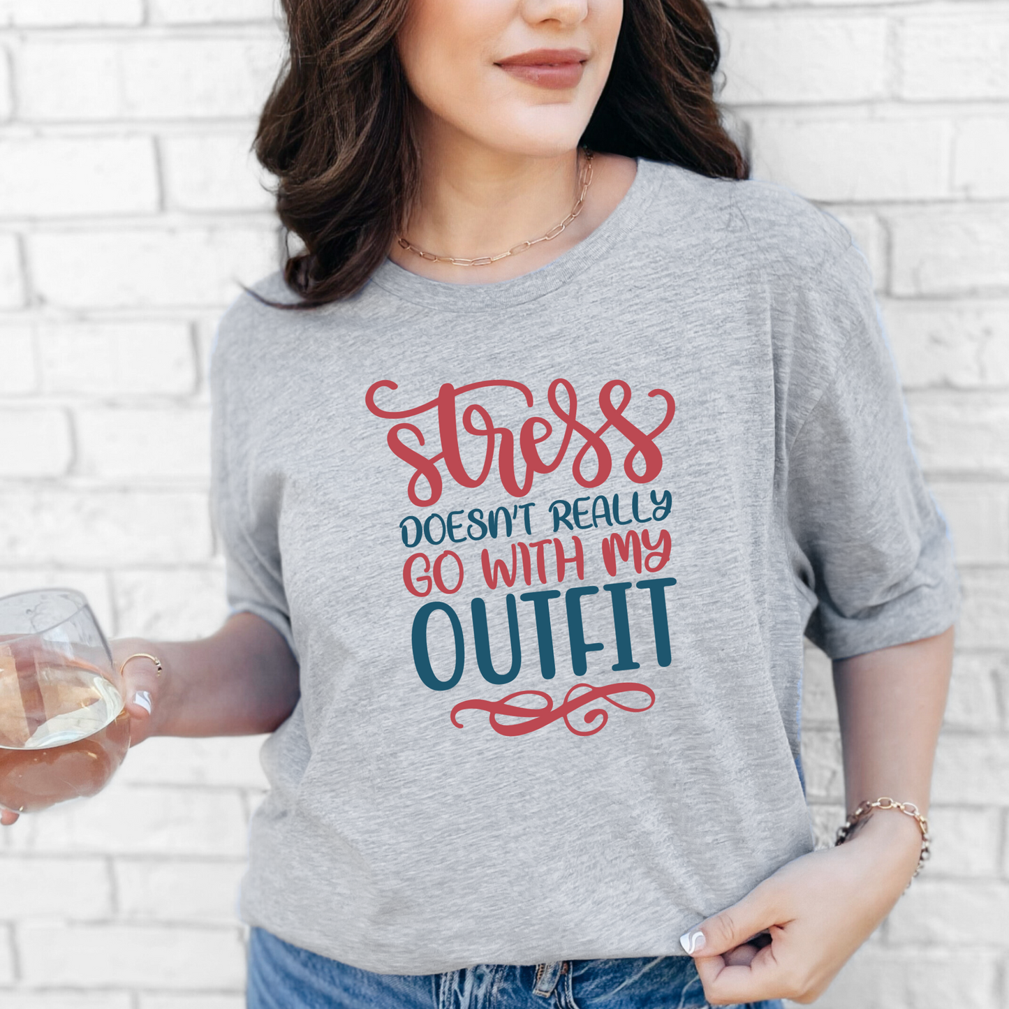 Stress Outfit Graphic Tee