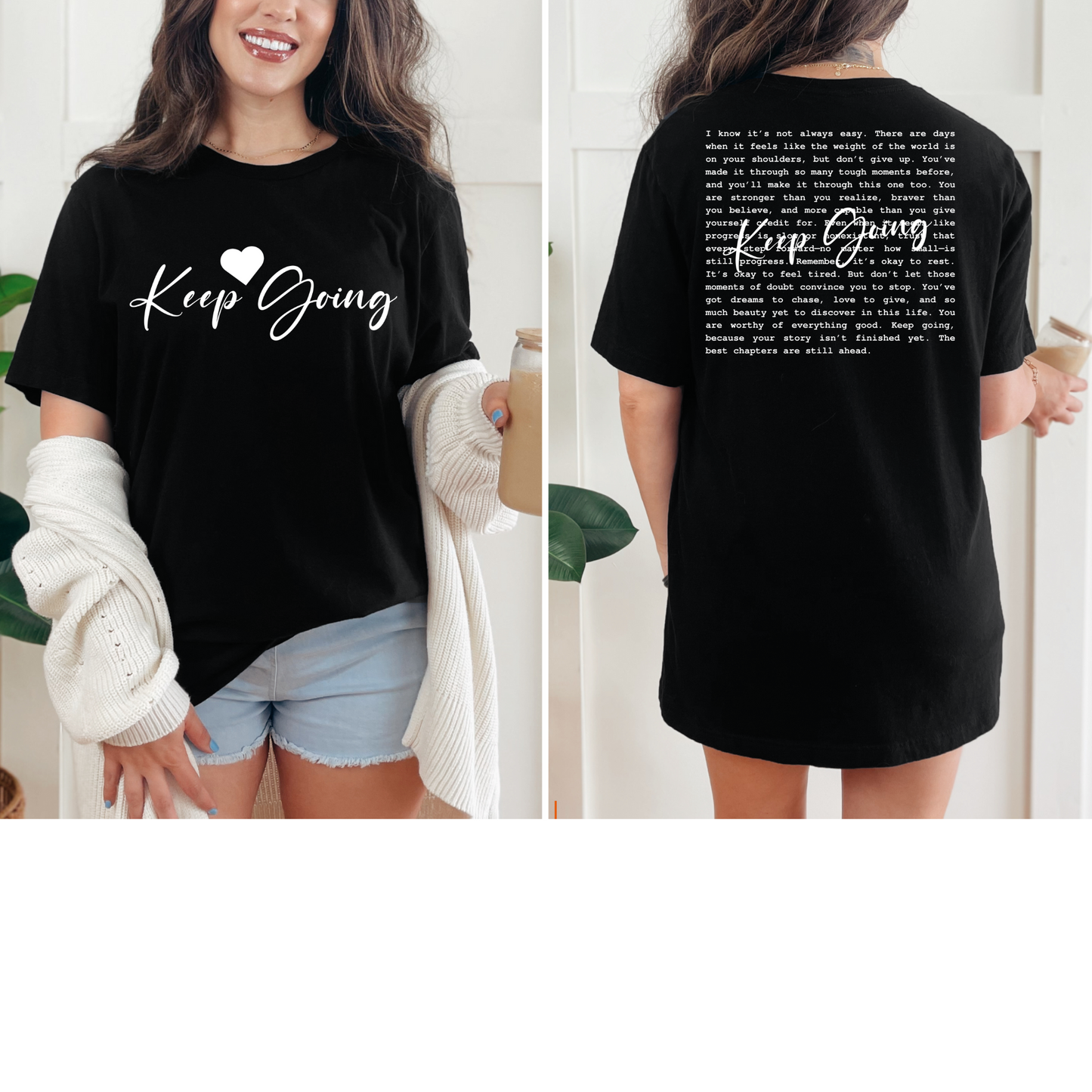 Keep Going Graphic Tee or Sweatshirt