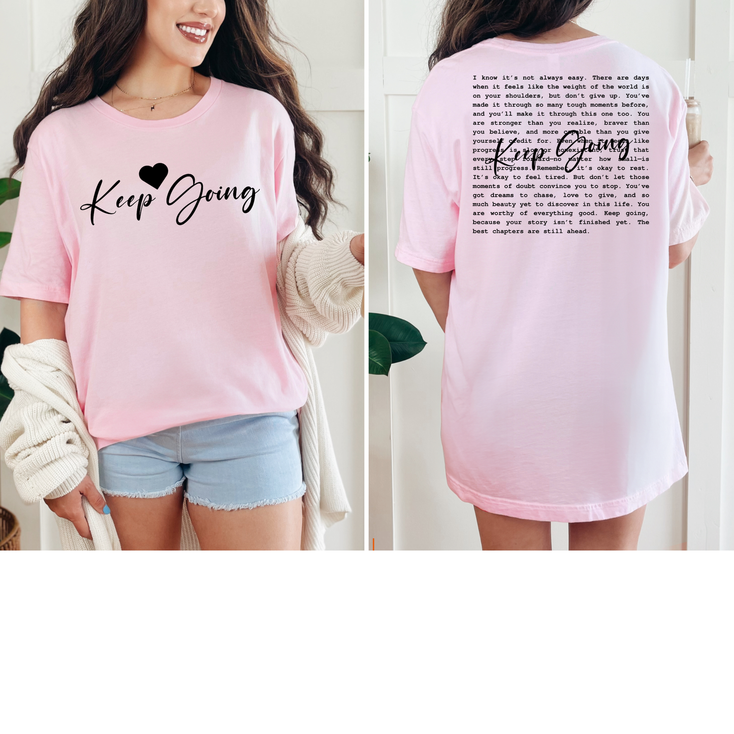 Keep Going Graphic Tee or Sweatshirt