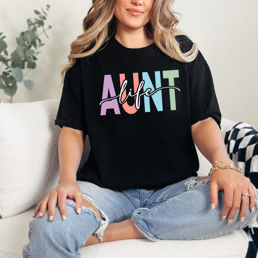 Aunt Life Graphic Tee