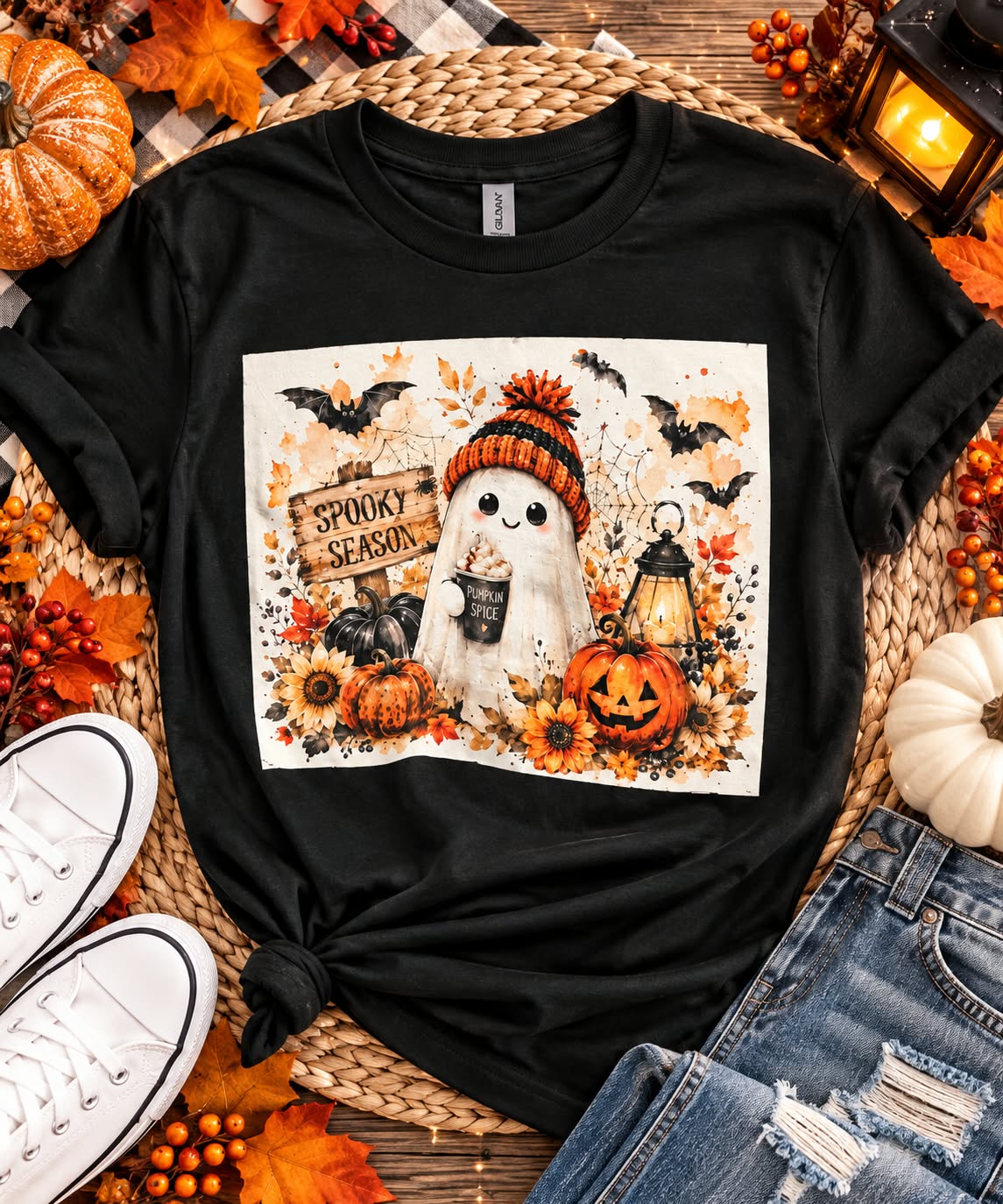 RTS Glow-in-the-Dark Spooky Season Ghost Tee