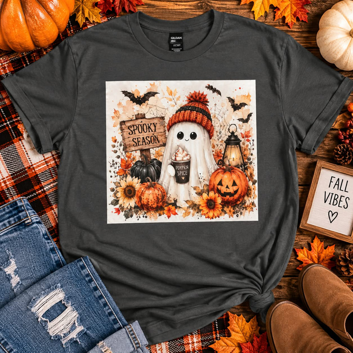 RTS Glow-in-the-Dark Spooky Season Ghost Tee