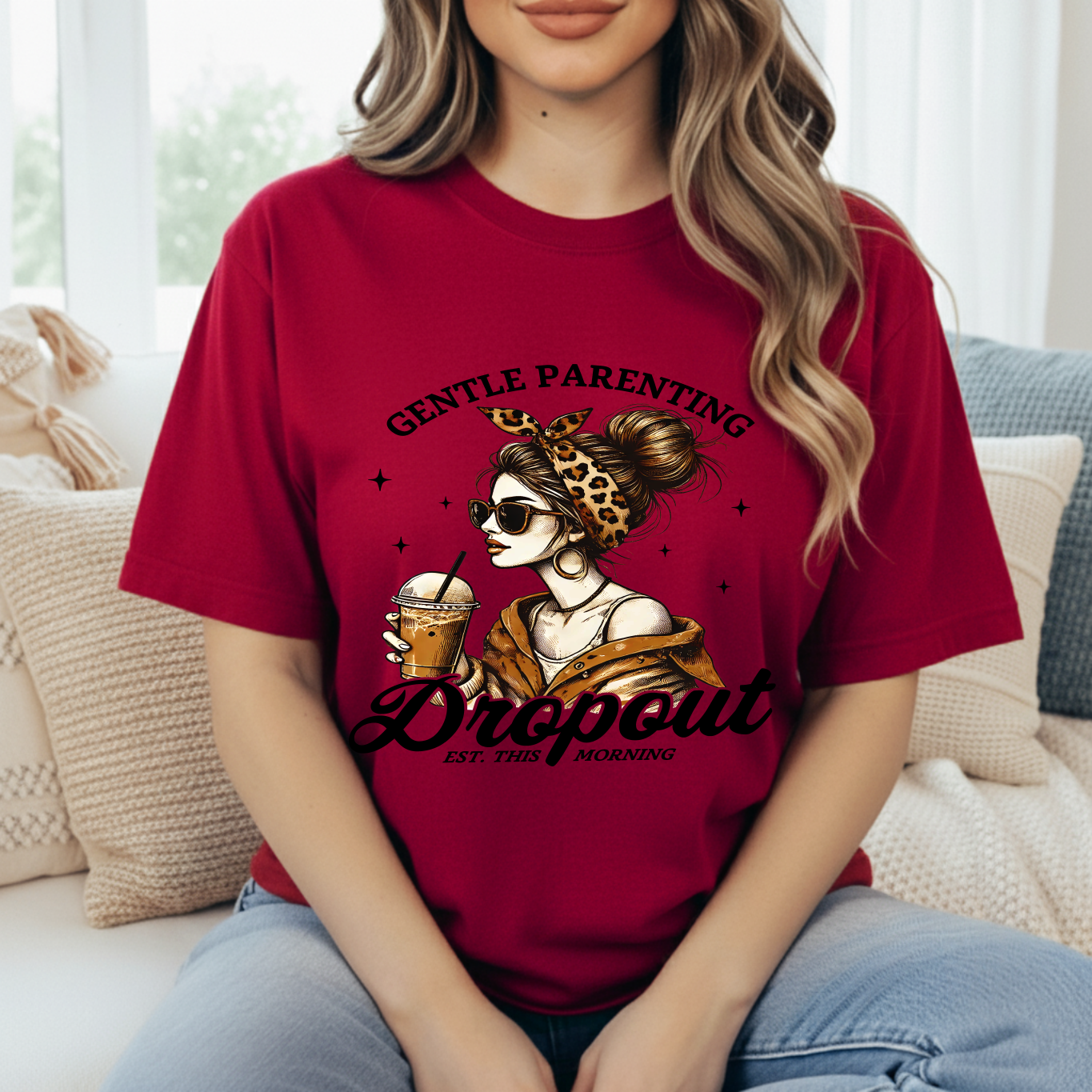Gentle Parenting Dropout Tee – Funny Mom Life Shirt
