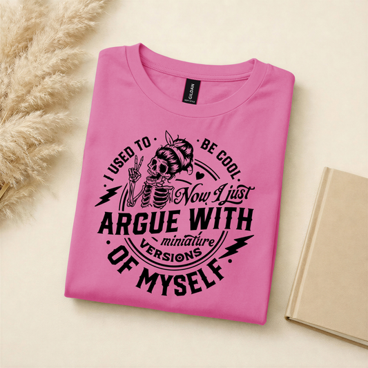 I Used to Be Cool – Funny Parenting Skeleton Tee