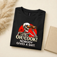 Oh Look! Nobody Gives a Shit – Funny Skeleton Tee