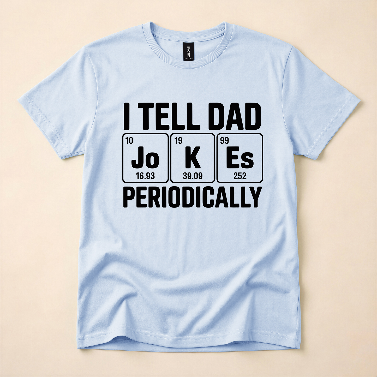 I Tell Dad Jokes Periodically Funny Dad Tee 😂