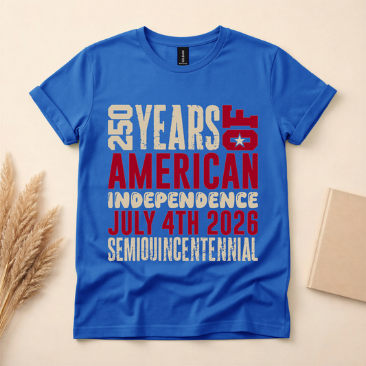 250 Years of American Independence Graphic Tee