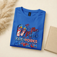 Flip Flops, Fireworks & Freedom Patriotic Graphic Tee
