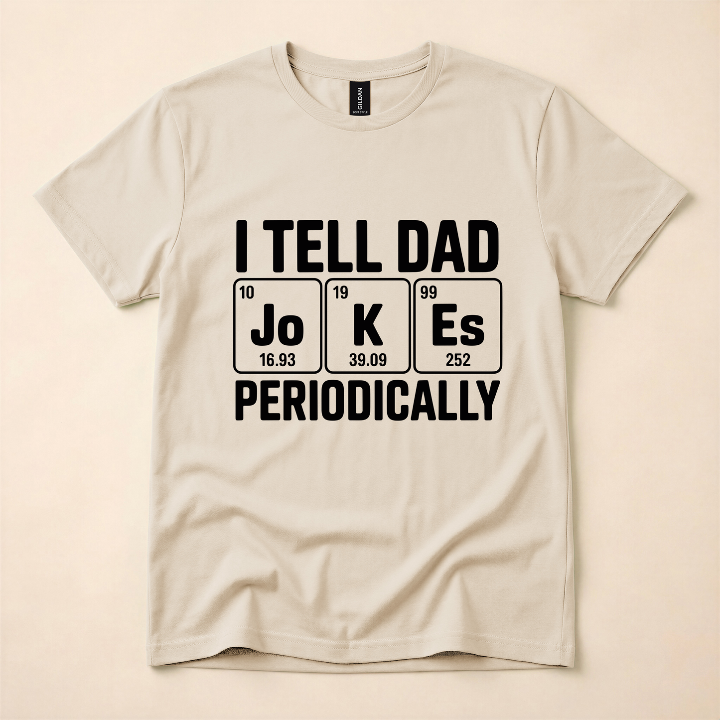 I Tell Dad Jokes Periodically Funny Dad Tee 😂