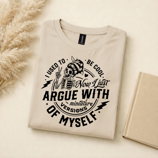 I Used to Be Cool – Funny Parenting Skeleton Tee