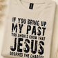 Jesus Dropped the Charges Graphic Tee – Faith Humor Christian Shirt