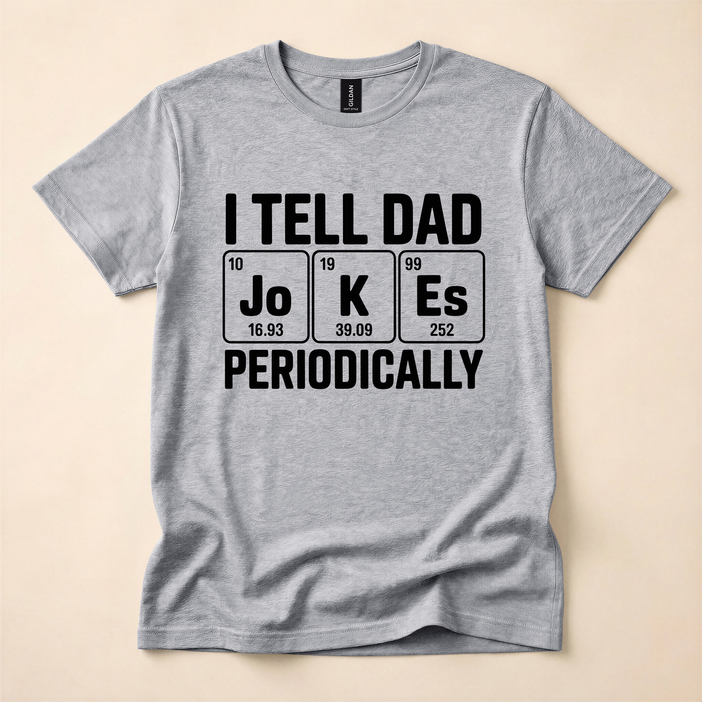 I Tell Dad Jokes Periodically Funny Dad Tee 😂