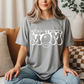 Volleyball Mom Retro Bubble Tee – Cute Sports Mama Shirt