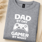 Dad By Day, Gamer By Night Graphic Tee 🎮
