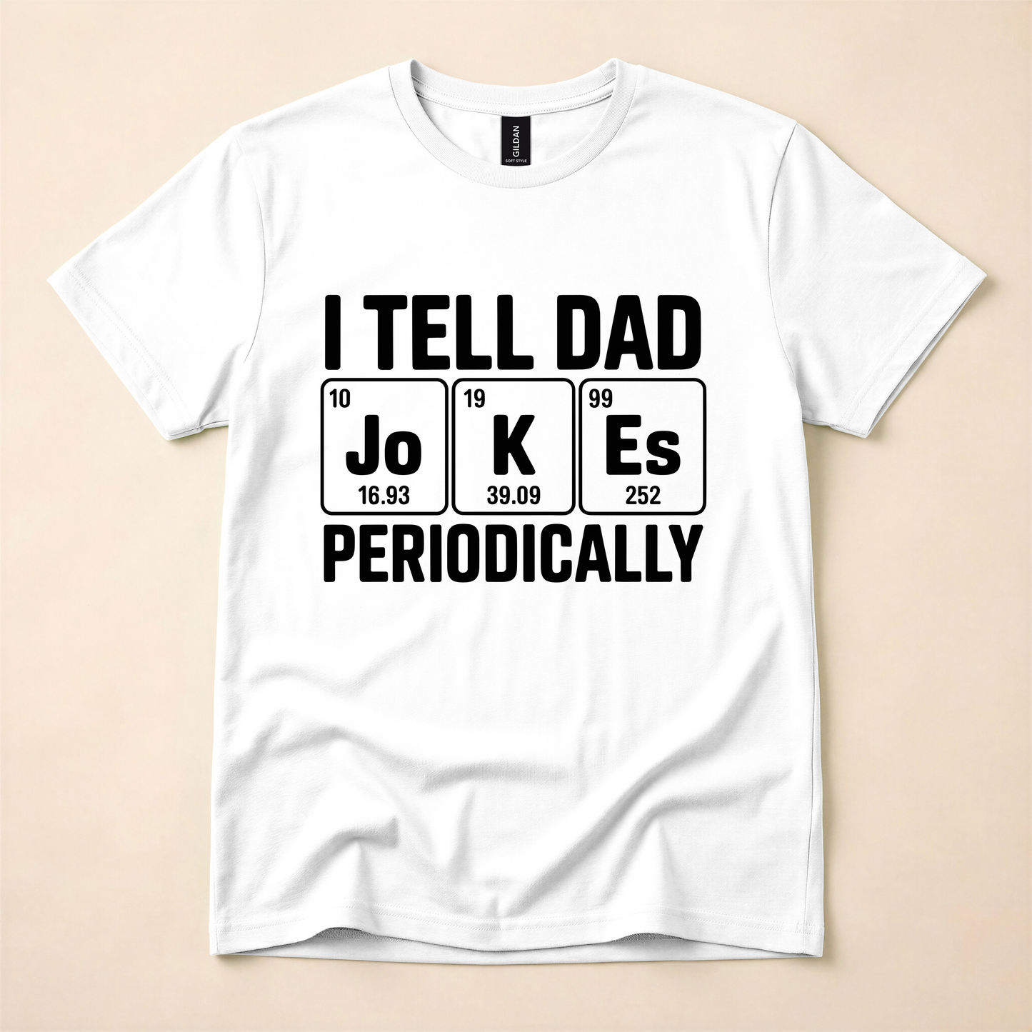 I Tell Dad Jokes Periodically Funny Dad Tee 😂