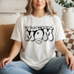 Volleyball Mom Retro Bubble Tee – Cute Sports Mama Shirt